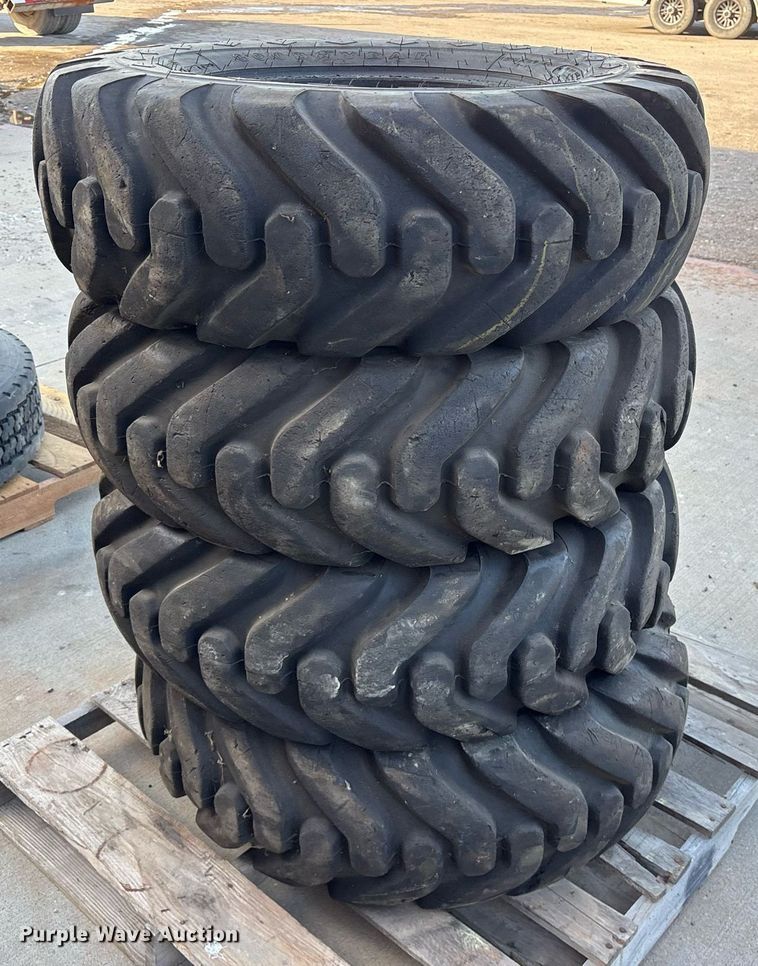 image for item EJ3769 (4) Goodyear 12.5/80-18 tires