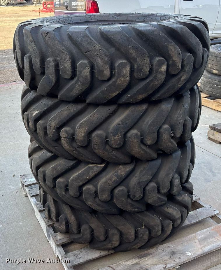 image for item EJ3769 (4) Goodyear 12.5/80-18 tires
