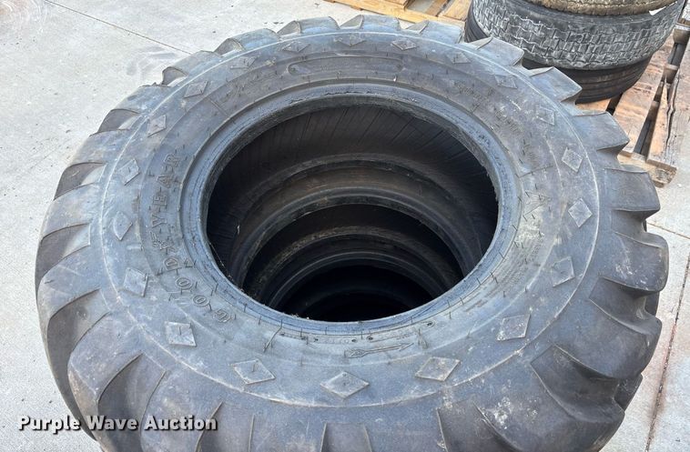 image for item EJ3769 (4) Goodyear 12.5/80-18 tires