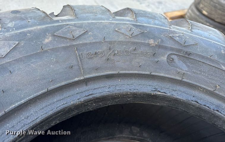 image for item EJ3769 (4) Goodyear 12.5/80-18 tires