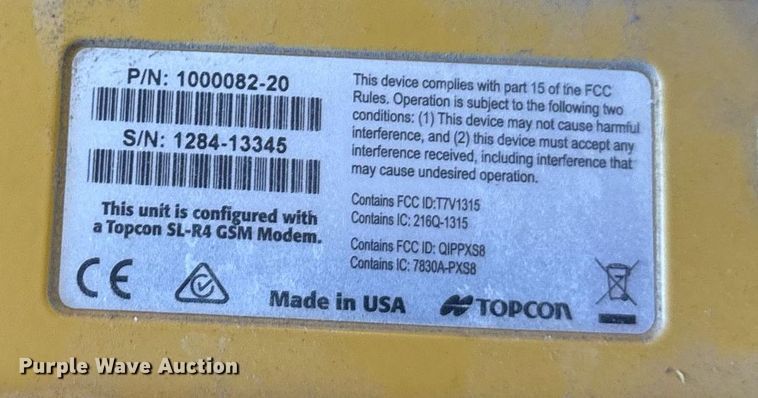 image for item EJ3780 Topcon  GPS equipment