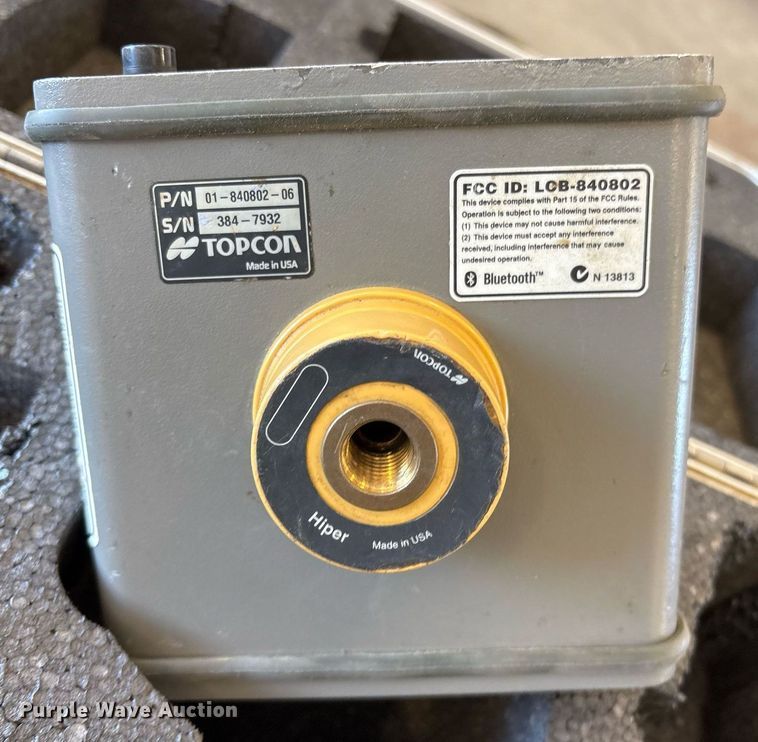 image for item EJ3780 Topcon  GPS equipment