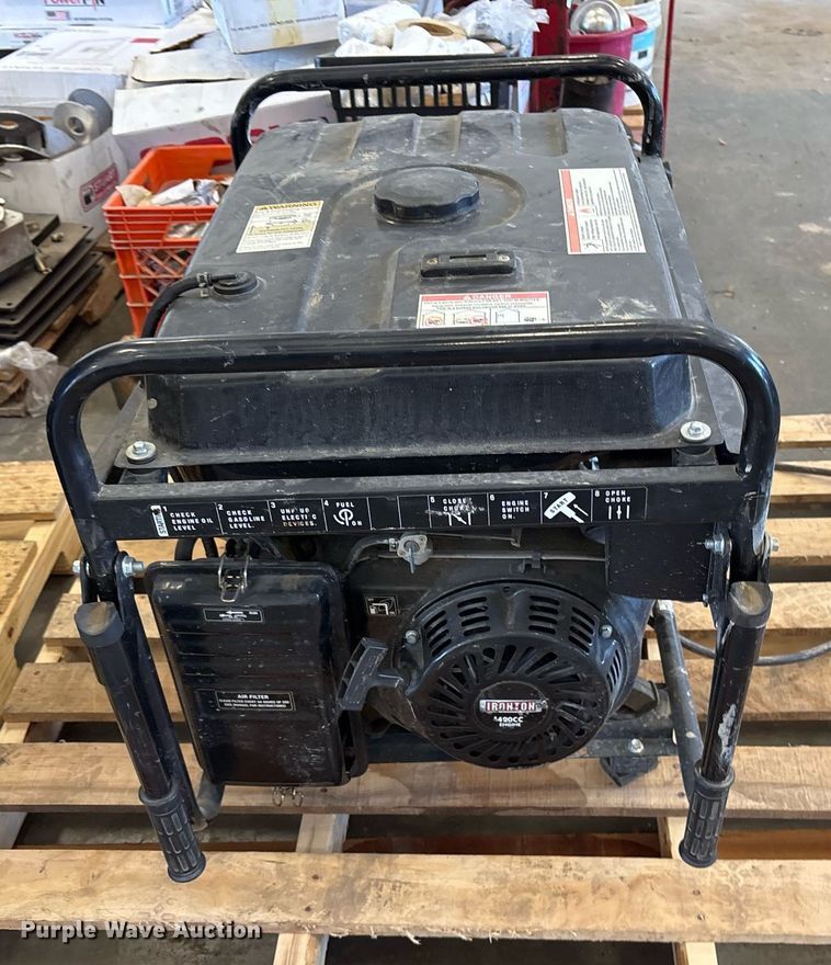 image for item EJ3792 Ironton 7000W Generator