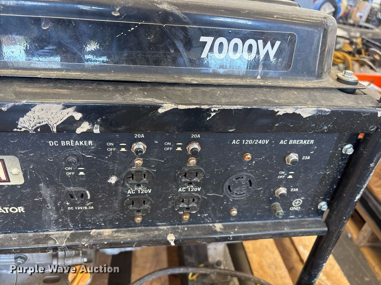 image for item EJ3792 Ironton 7000W Generator