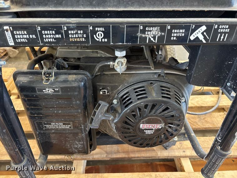 image for item EJ3792 Ironton 7000W Generator
