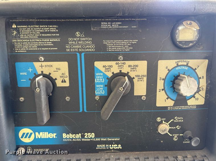 image for item EJ3799 (2) Miller welders