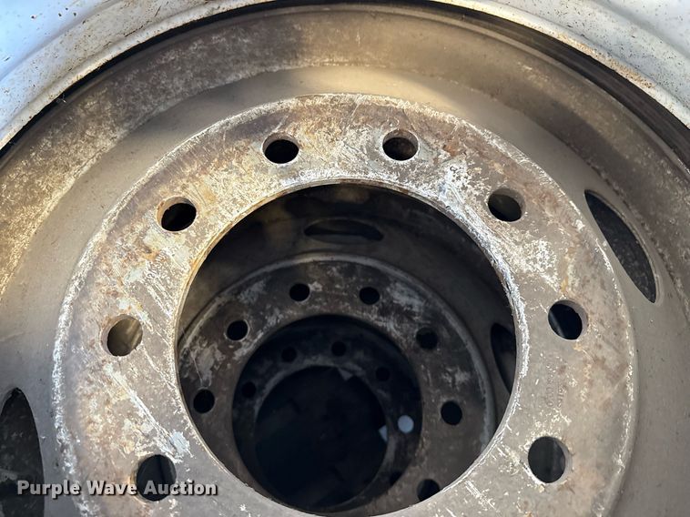 image for item EJ3816 (7) 11R24.5 tires and wheels  