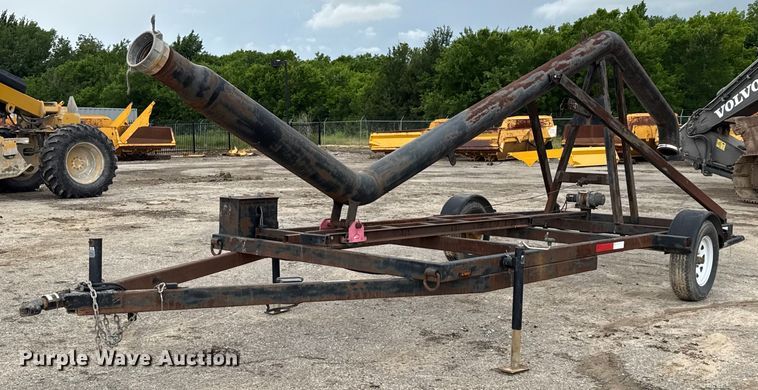 image for item EJ3822 Shop built J stand trailer