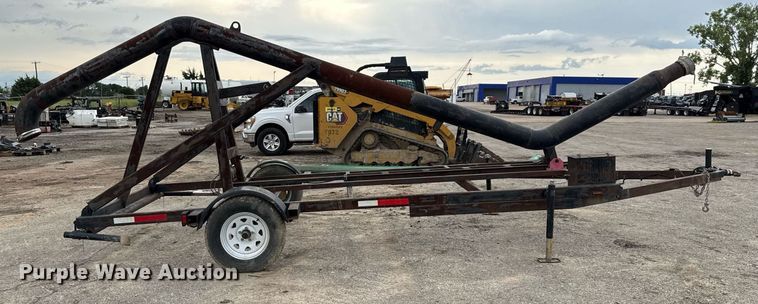 image for item EJ3822 Shop built J stand trailer