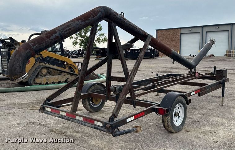 image for item EJ3822 Shop built J stand trailer