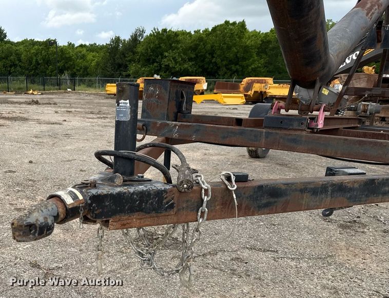 image for item EJ3822 Shop built J stand trailer