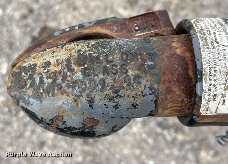 image for item EJ3822 Shop built J stand trailer