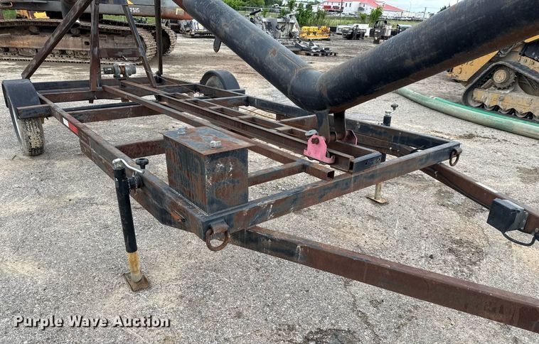 image for item EJ3822 Shop built J stand trailer