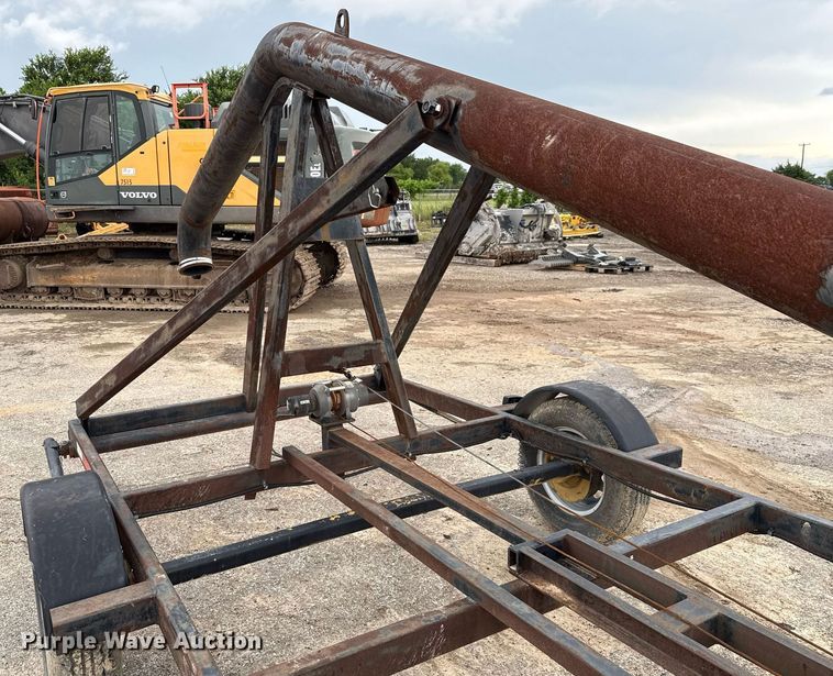 image for item EJ3822 Shop built J stand trailer