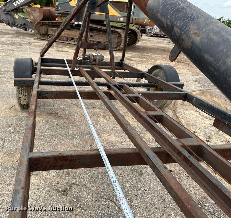 image for item EJ3822 Shop built J stand trailer