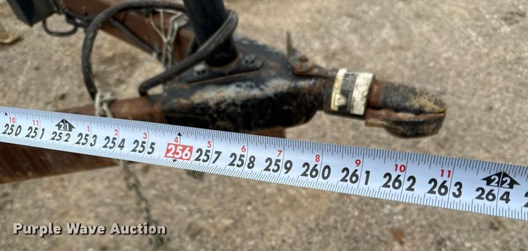 image for item EJ3822 Shop built J stand trailer