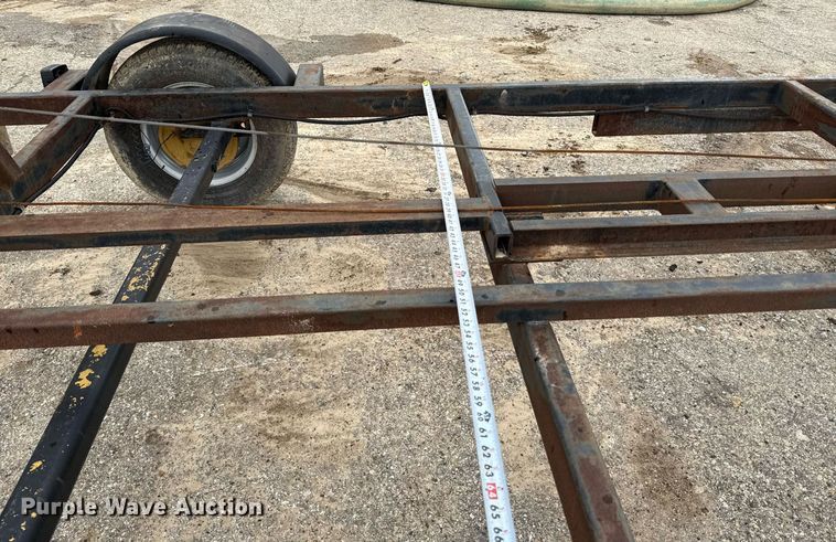 image for item EJ3822 Shop built J stand trailer