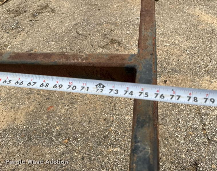 image for item EJ3822 Shop built J stand trailer