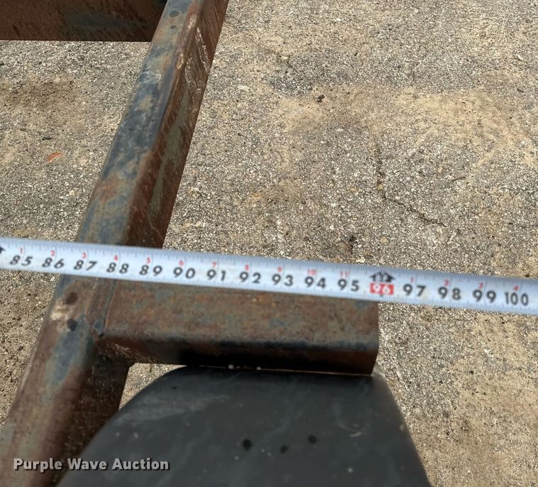 image for item EJ3822 Shop built J stand trailer