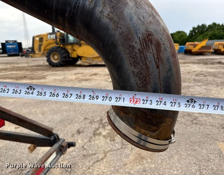 image for item EJ3822 Shop built J stand trailer