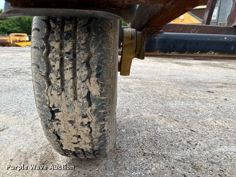 image for item EJ3822 Shop built J stand trailer