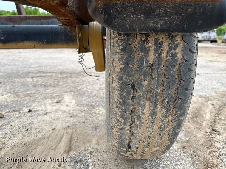 image for item EJ3822 Shop built J stand trailer