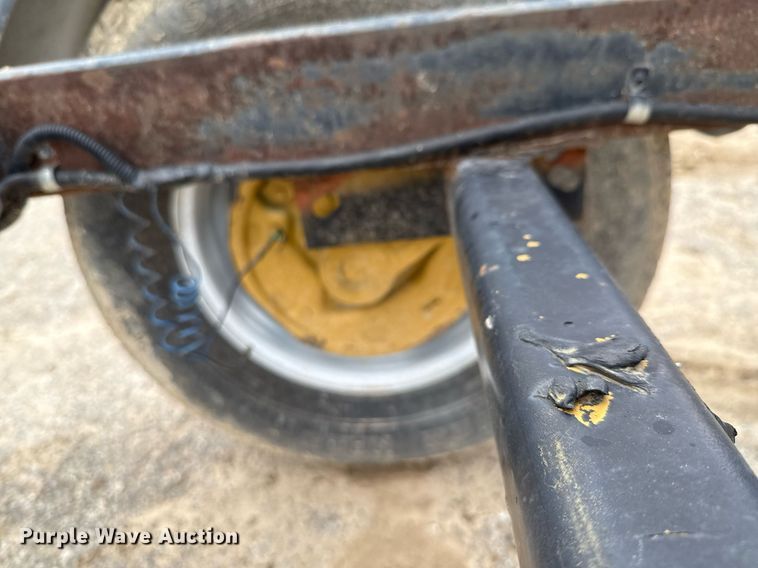 image for item EJ3822 Shop built J stand trailer