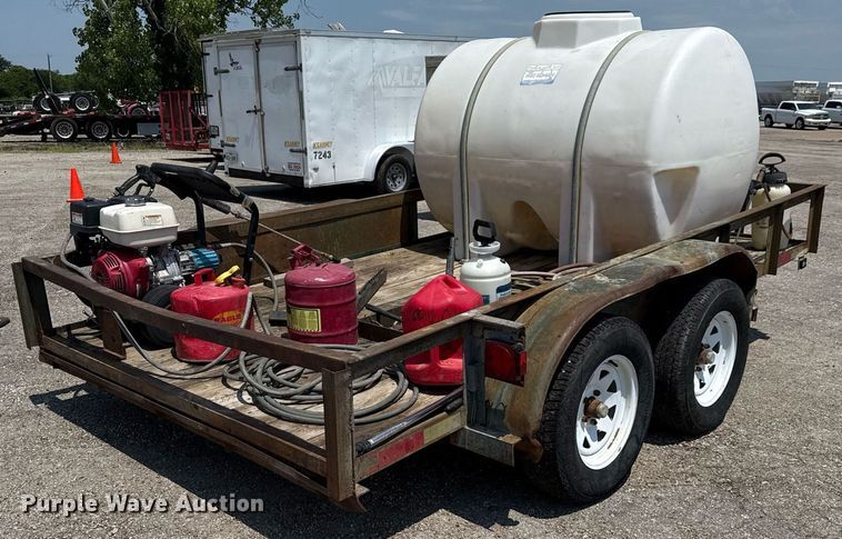 image for item EJ3837 1993 Shop built pressure washer trailer