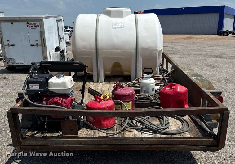 image for item EJ3837 1993 Shop built pressure washer trailer