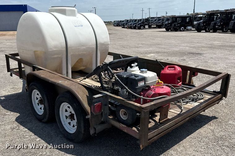 image for item EJ3837 1993 Shop built pressure washer trailer