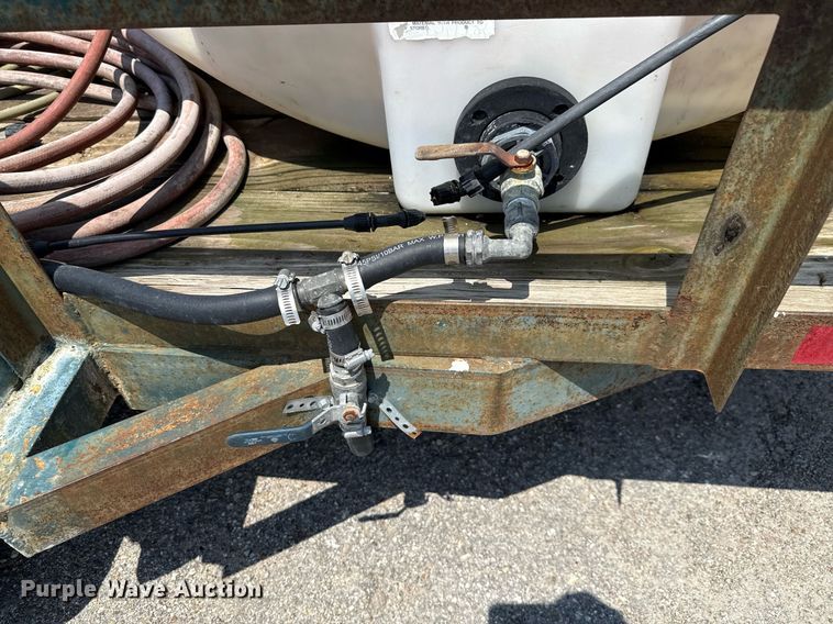 image for item EJ3837 1993 Shop built pressure washer trailer