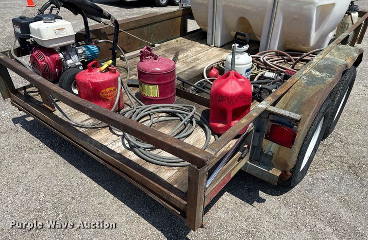 image for item EJ3837 1993 Shop built pressure washer trailer