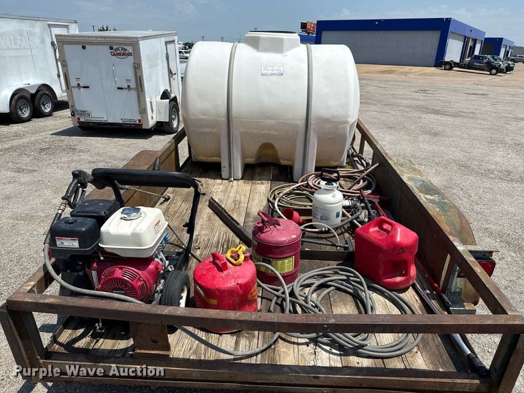 image for item EJ3837 1993 Shop built pressure washer trailer