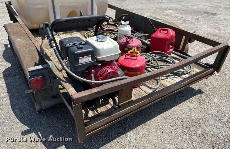 image for item EJ3837 1993 Shop built pressure washer trailer