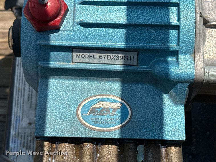 image for item EJ3837 1993 Shop built pressure washer trailer