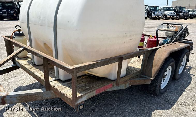 image for item EJ3837 1993 Shop built pressure washer trailer