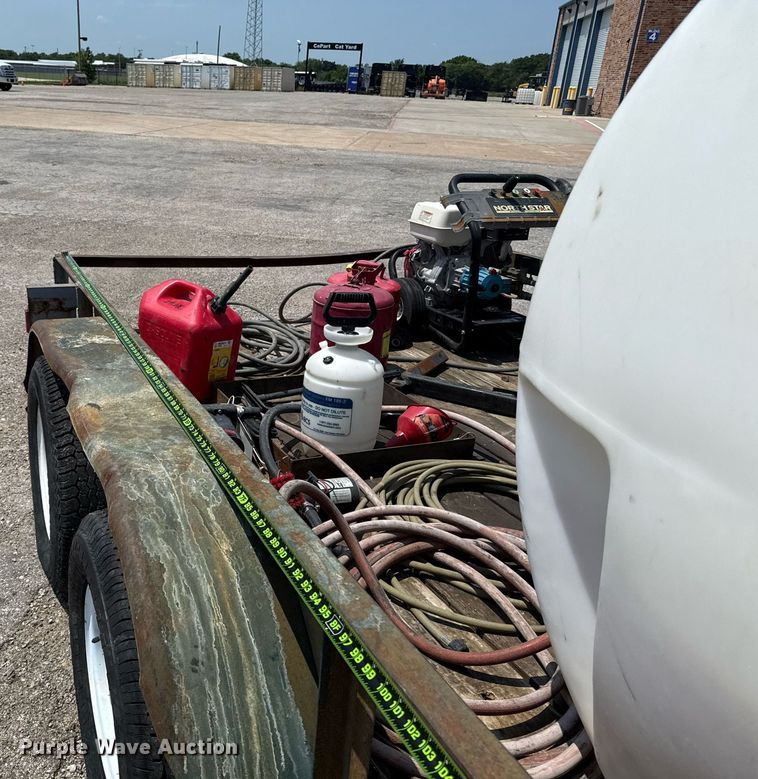 image for item EJ3837 1993 Shop built pressure washer trailer