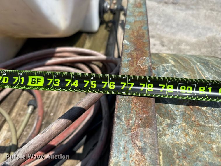 image for item EJ3837 1993 Shop built pressure washer trailer