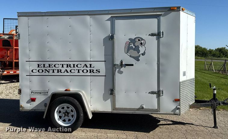 image for item DH9953 2015 Haulmark PPT6X10DS2 enclosed cargo trailer