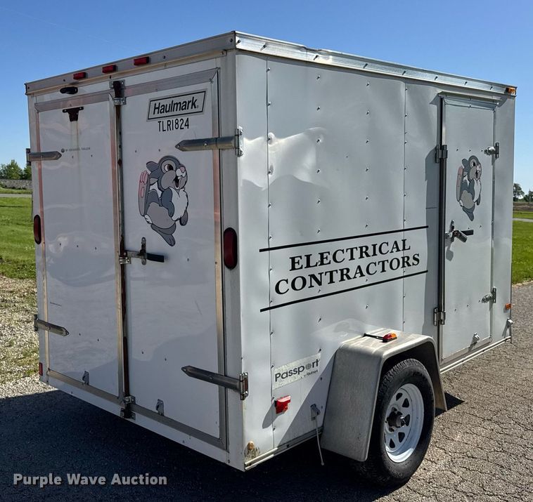 image for item DH9953 2015 Haulmark PPT6X10DS2 enclosed cargo trailer