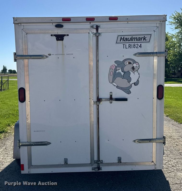 image for item DH9953 2015 Haulmark PPT6X10DS2 enclosed cargo trailer