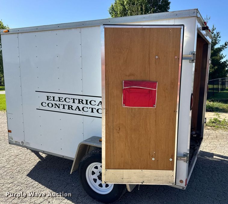 image for item DH9953 2015 Haulmark PPT6X10DS2 enclosed cargo trailer