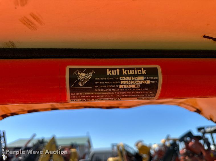 image for item DH9956 2014 Kut Kwick SSM38-72D ZTR lawn mower