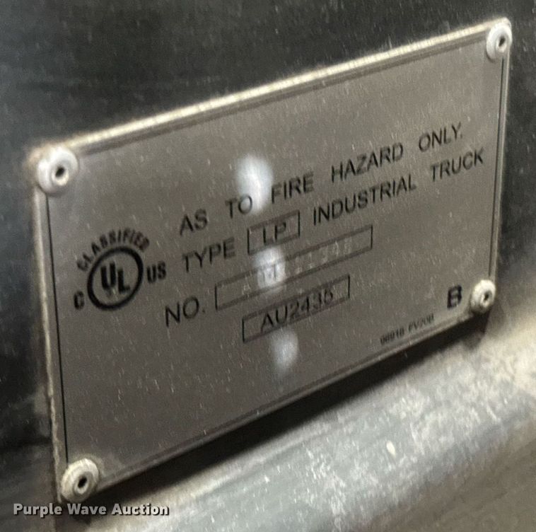 image for item DH9986 2015 UniCarriers PF50 forklift