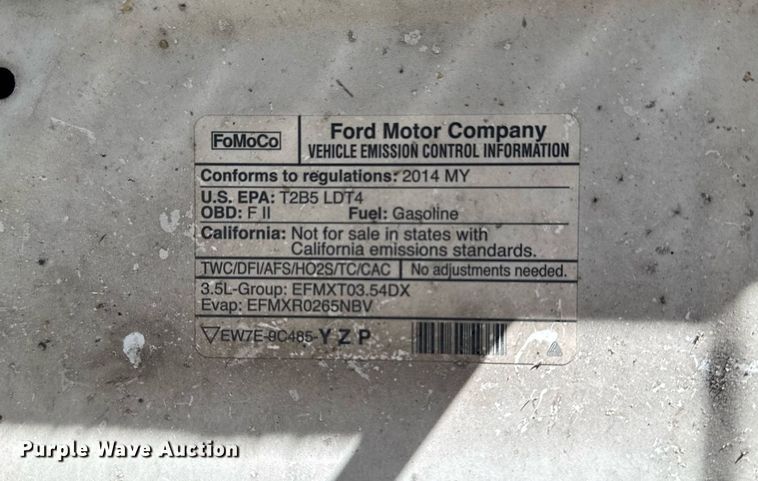 image for item DM5614 2014 Ford F150 SuperCrew pickup truck