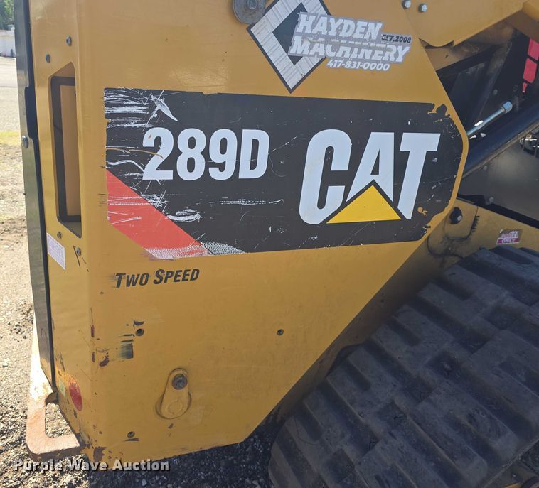image for item DO7934 2016 Caterpillar 289D tracked skid steer loader
