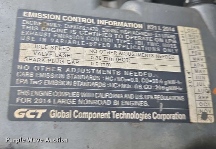 image for item DU7758 Nissan CS40 forklift