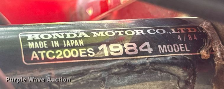 image for item DU9048 1984 Honda Big Red ATV