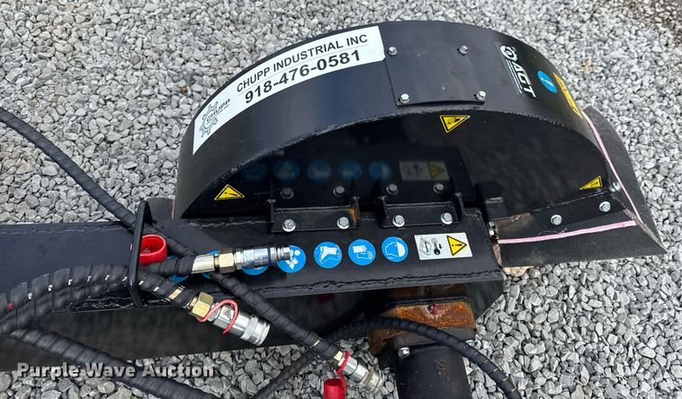 image for item DU9056 Agro skid steer stump grinder