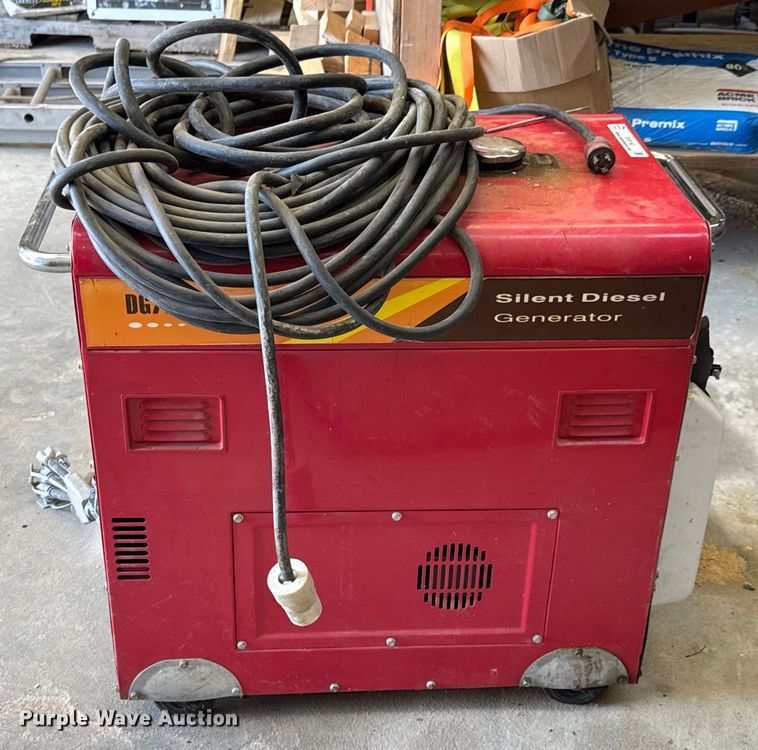image for item DU9142 Silent Diesel DG7NRTD generator